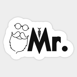 Mr.Logo Sticker